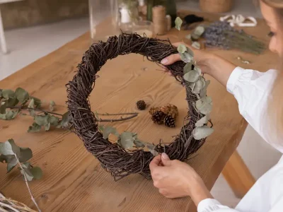 corona navidad taller equipo team building madrid Corona navidad taller equipo team building madrid